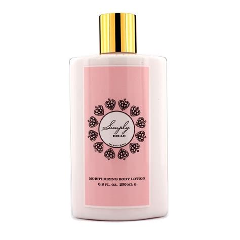 simply belle perfume body lotion.